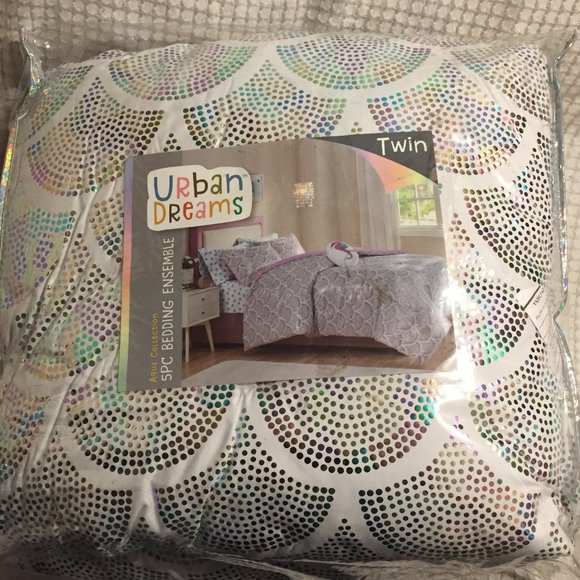 JLA Home Aqua 5-Pc. Twin Comforter Ensemble - Picture 5 of 10